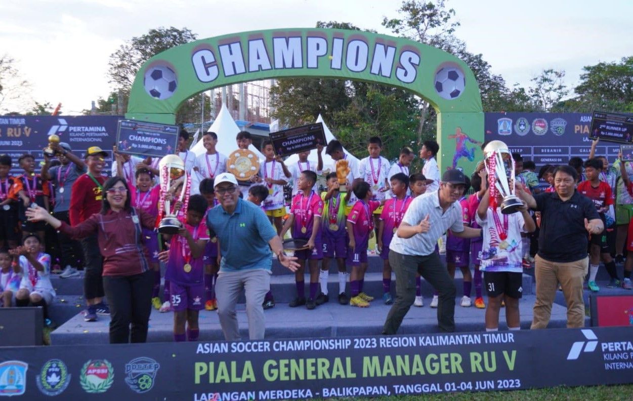 Kilang Pertamina Unit Balikpapan Sukses Gelar Sepak Bola Usia Dini