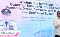 Gubernur Sumut Edy Rahmayadi memberi bimbingan dan arahan kepada Bank Sumut 