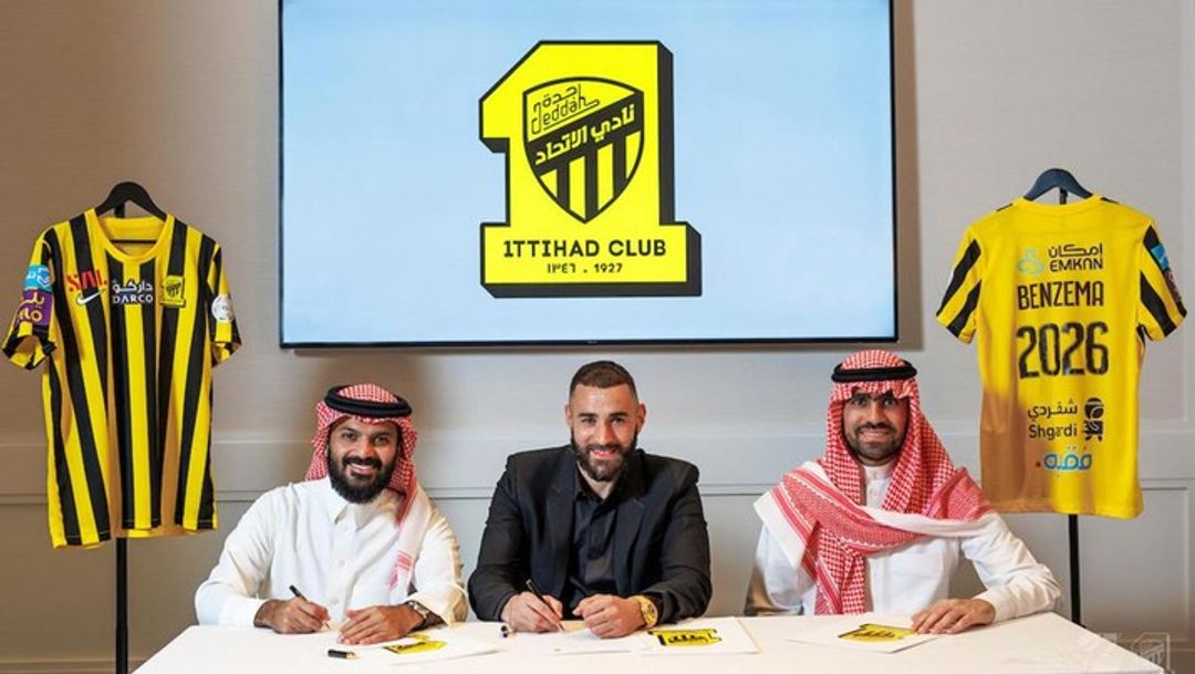 Karim Benzema meneken kontrak dengan Al Ittihad, Rabu 7 Juni 2023 dini hari WIB.