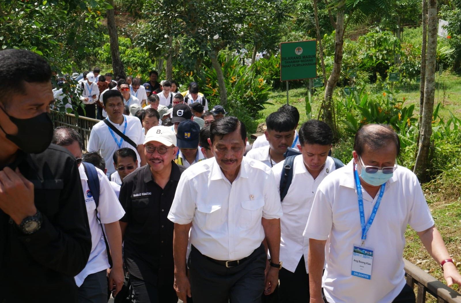 Delegasi Singapura kunjungan ke IKN belum lama (Foto: Ferry Cahyanti)