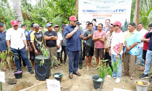 Aktivitas Community Forest dari PT Pupuk Kalimantan Timur (PKT) dalam rangka implementasi ESG. 