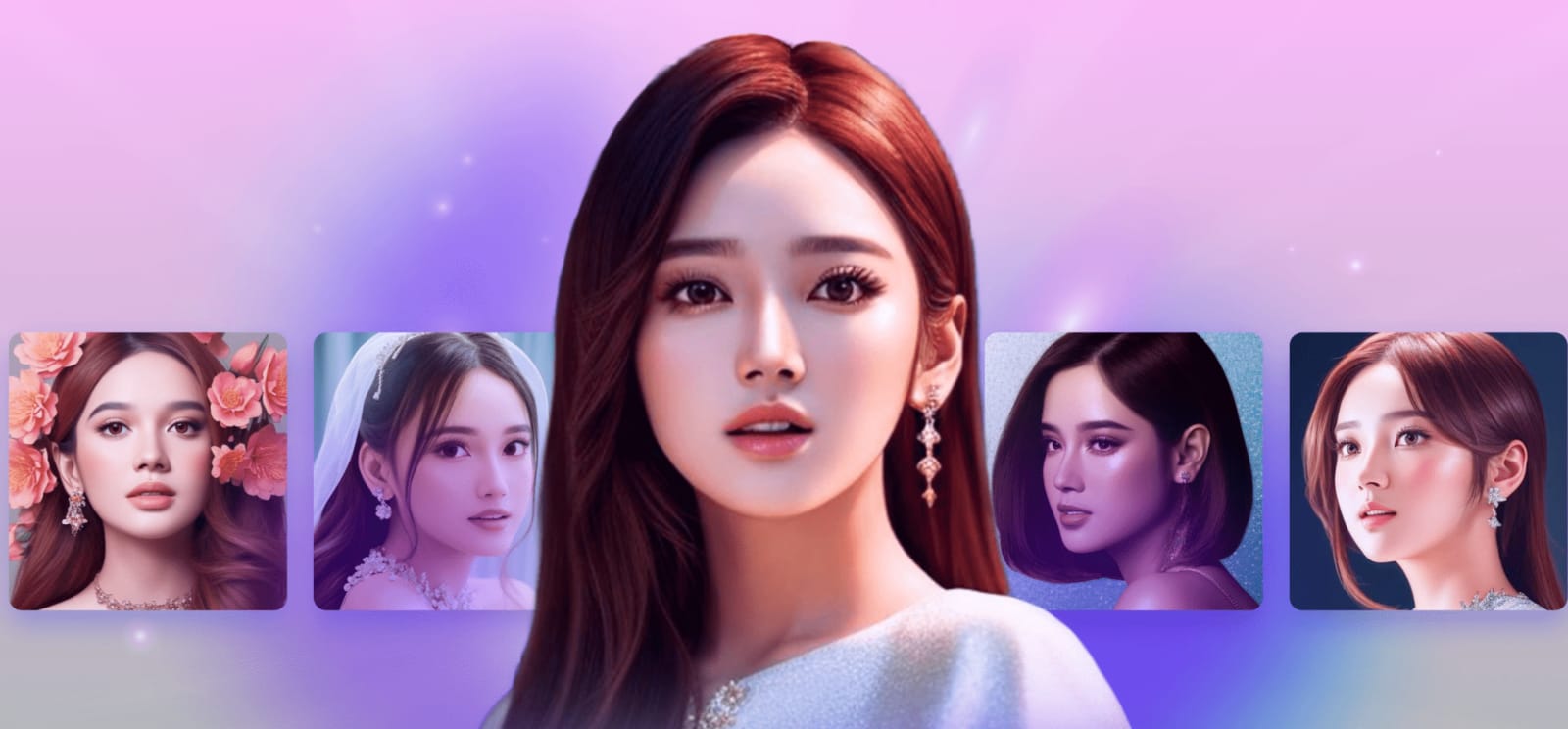 Gambar dengan berbagai gaya yang dibuat oleh AI dapat dijadikan profil LINE atau dibagikan di media sosial.