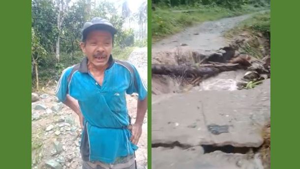Banjir Bandang Terjang  Desa Tenda dan Desa Nata Ute,  Beberapa Ruas Jalan Raya Terputus