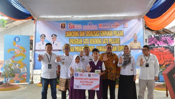 Buka 14 Ribu Rekening SIMPEL, OJK Lampung Bersama TPAKD Metro Luncurkan Program KEJAR
