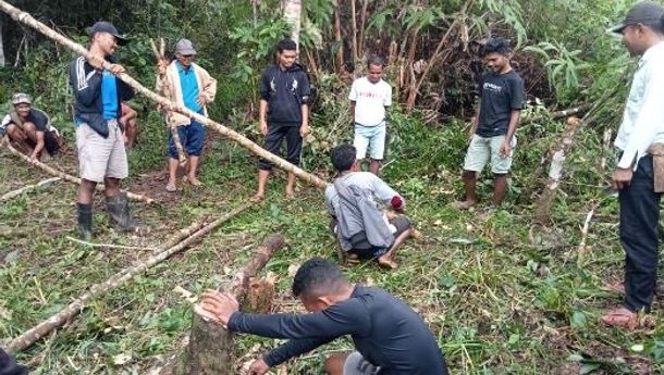 Antisipasi Kedatangan PT PLN Patok Mematok Paksa Lahan untuk Proyek Geothermal, Waga Poco Leok Dirikan Posko Penjagaan