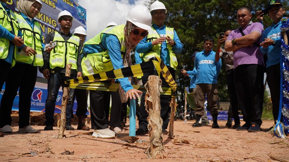 Rektor UIN Raden Fatah Groundbreaking Gedung Pusat Olahraga dan Bisnis