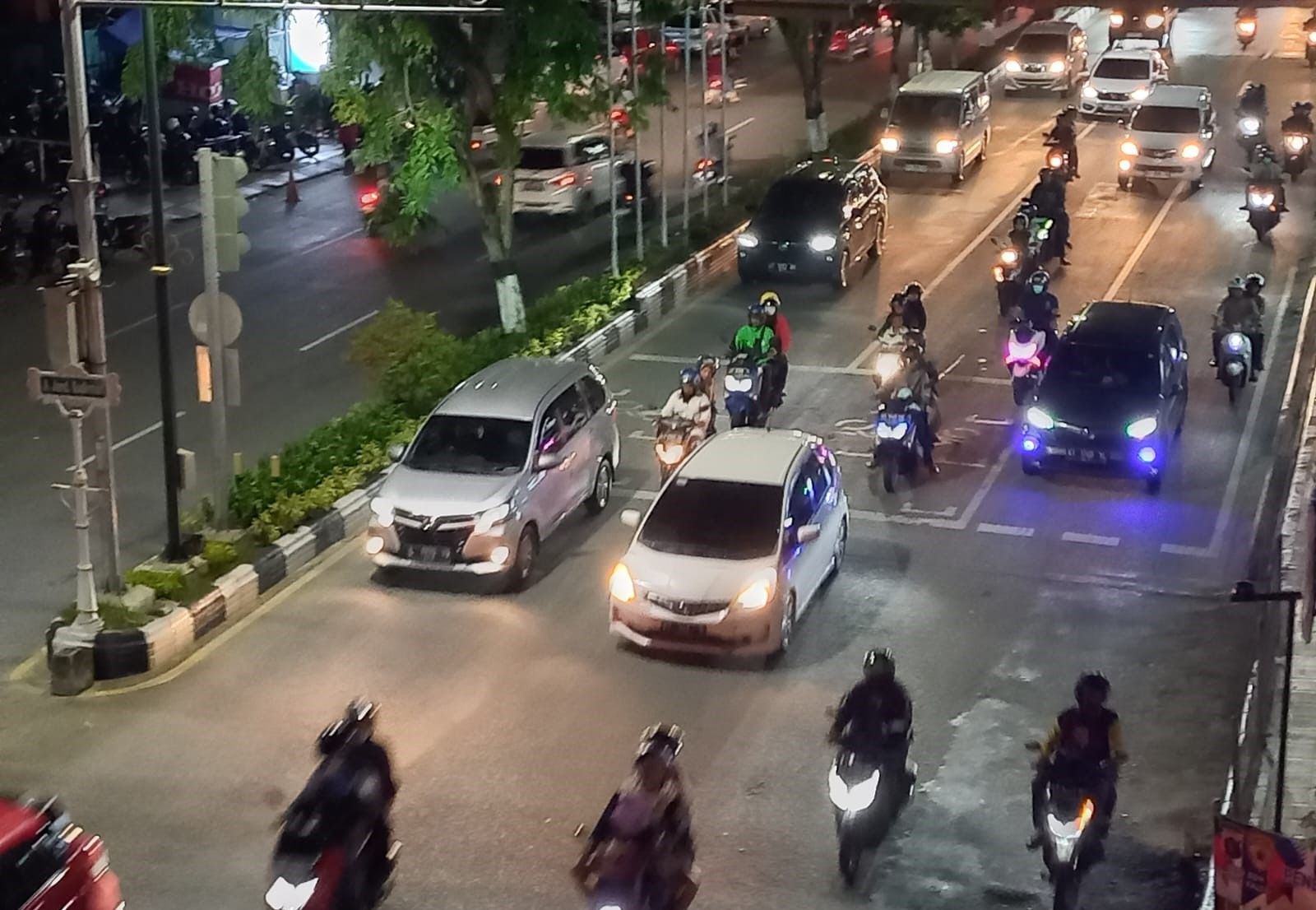 Urai Kepadatan Lalu Lintas, Dishub Balikpapan Lakukan Penataan Transportasi (Foto: Ferry Cahyanti)