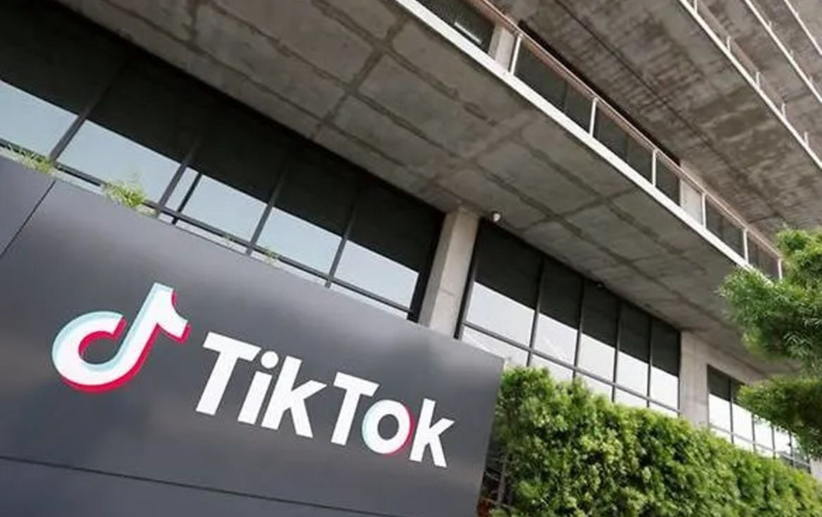 Ilustrasi kantor TikTok.