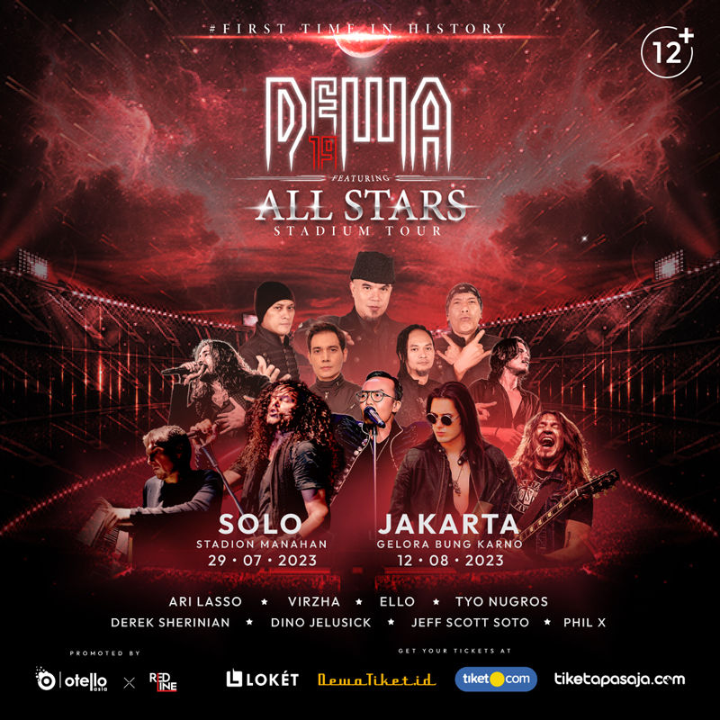 Artis Luar Negeri Pendukung Konser “DEWA 19 Featuring ALL STARS Tiba Di ...