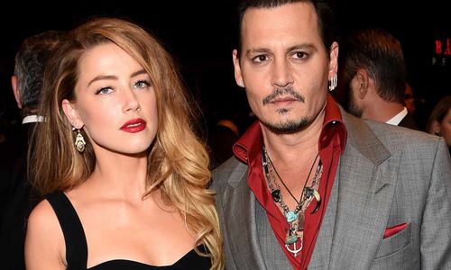 Johnny Depp (kanan) dan Amber Heard saat masih menjalin hubungan.