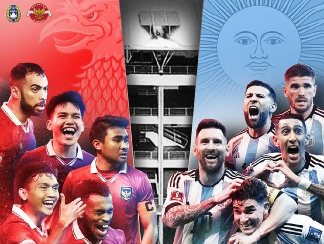 Poster Indonesia Vs Argentina.