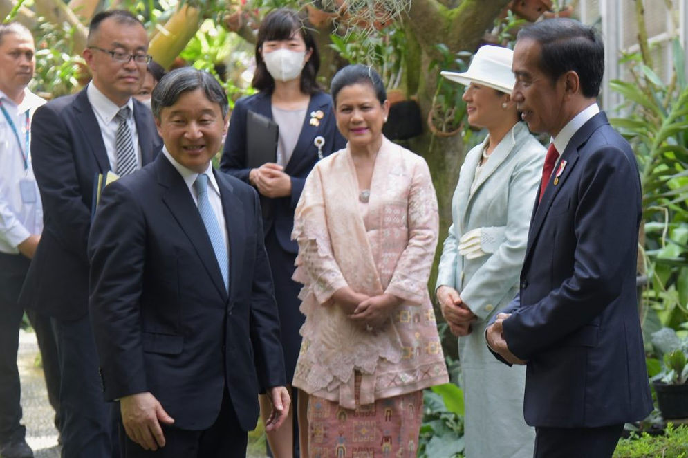 Presiden Jokowi Bertemu Kaisar Naruhito di Istana Bogor