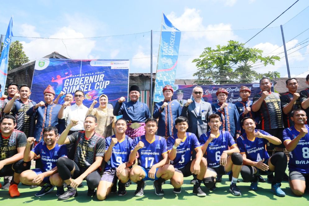 Turnamen Bola Voli Gubernur Cup 2023 Resmi Dibuka Herman Deru 