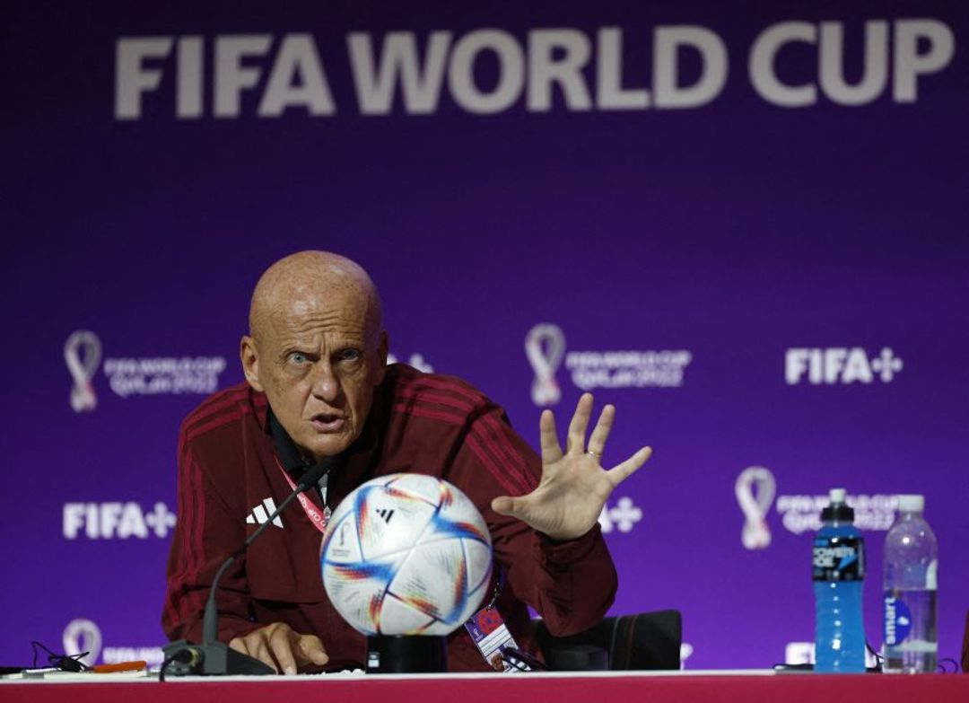 Ketua Komite Wasit FIFA, Pierluigi Collina.