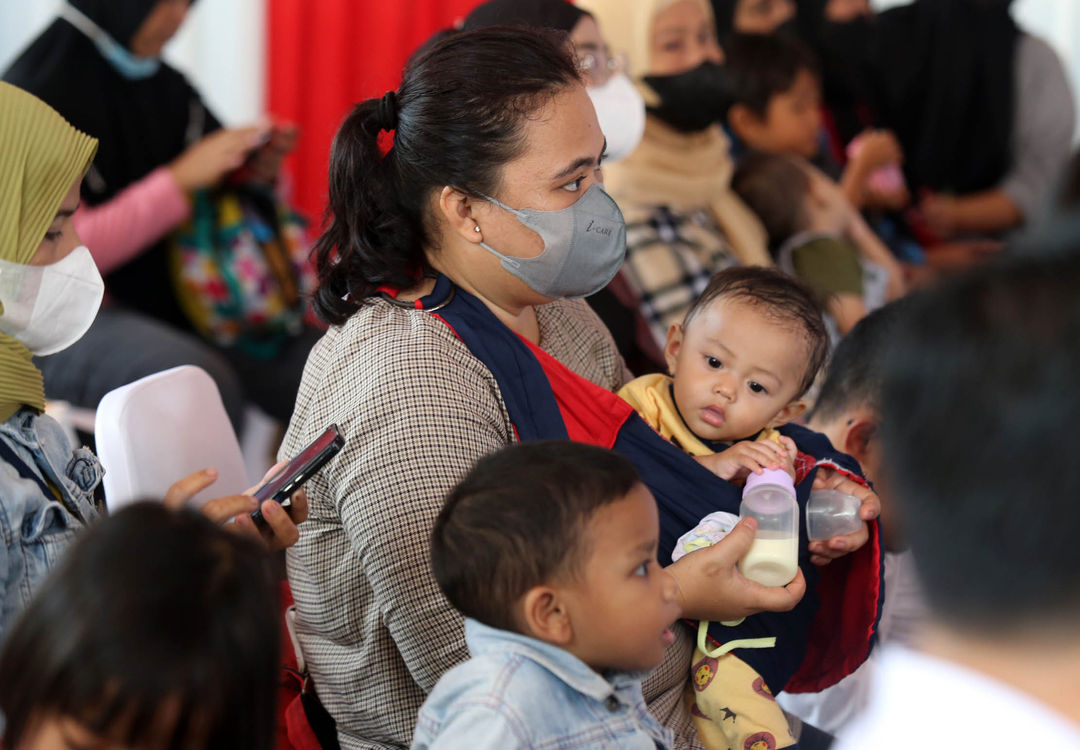 Acara penyerahan secara simbolis bantuan pencegahan stunting pada balita