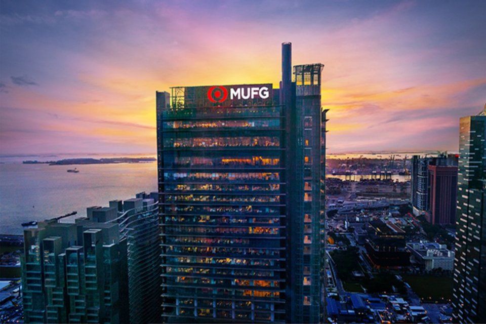 Ilustrasi gedung Mitsubishi UFJ Financial Group (MUFG). 