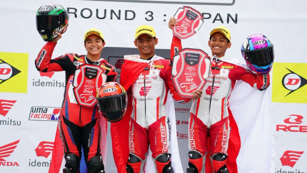Astra Honda Racing Team Dominasi Podium ARRC Jepang