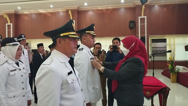 Walikota Lantik Pejabat Pembina Tinggi Pratama, Administrator dan Pengawas