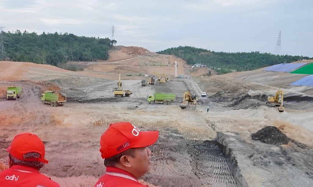 Proyek Jalan Tol IKN Segmen Karangjoang - KKT Kariangau. (Foto: Hutama Karya)