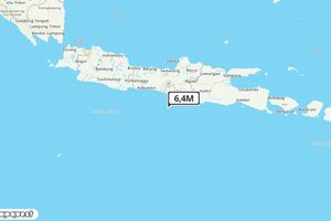 Pusat gempa berada di Laut 86 Km BaratDaya Bantul
