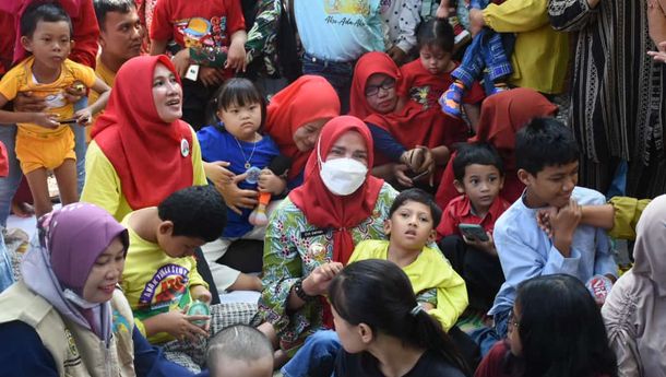 Jelang Hari Anak Nasional, Pemkot Berikan Bantuan Kepada Anak Berkebutuhan Khusus