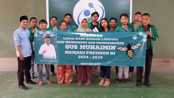 Relawan Lebah Madu Bandar Lampung Deklarasi Dukung Muhaimin Iskandar Maju Pilpres