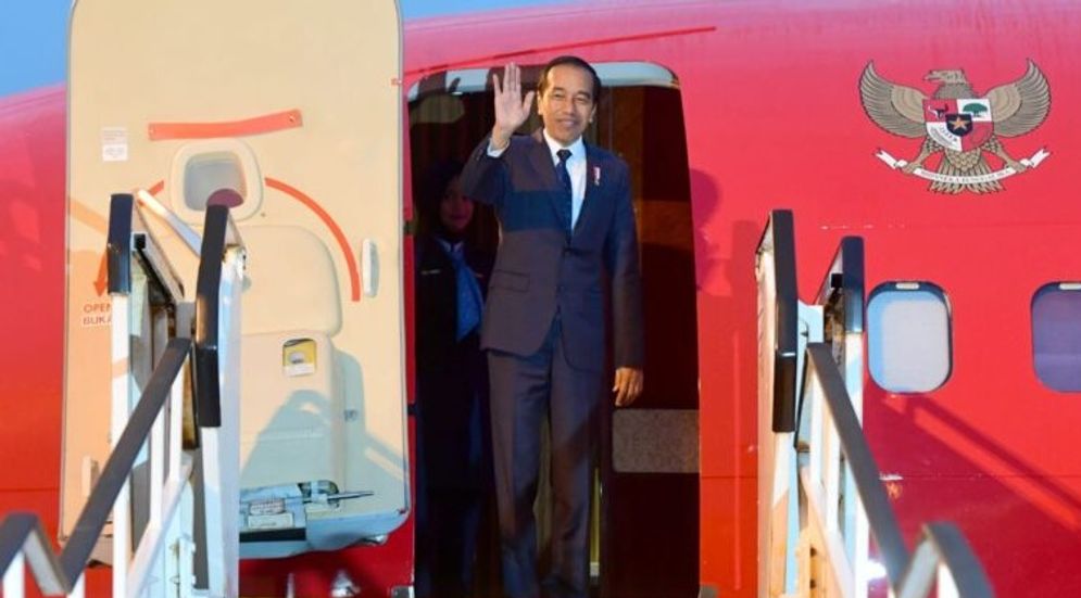 Presiden Joko Widodo melanjutkan perjalanan menuju Port Moresby, Papua Nugini, pada Rabu, 5 Juli 2023