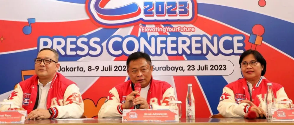 Puncak peringatan dengan kembali menyelenggarakan Digiland 2023 di dua kota yakni Jakarta pada 8-9 Juli dan Surabaya pada 23 Juli. 