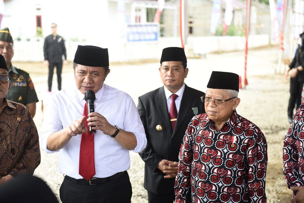 Tinjau Program Bedah Rumah di Kabupaten Banyuasin, Wapres Puji Keseriusan Sumsel