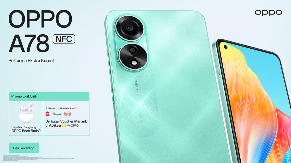 Tampilan OPPO A78