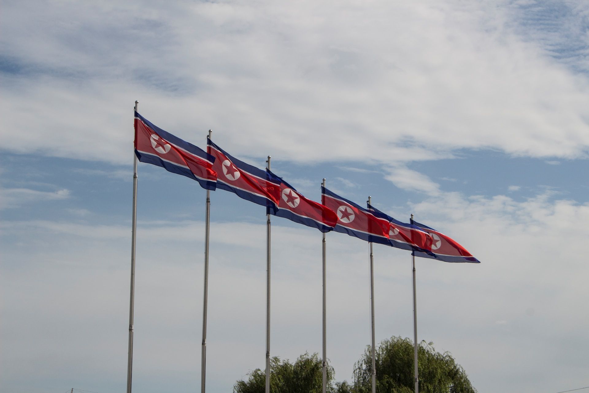 Bendera Korea Utara
