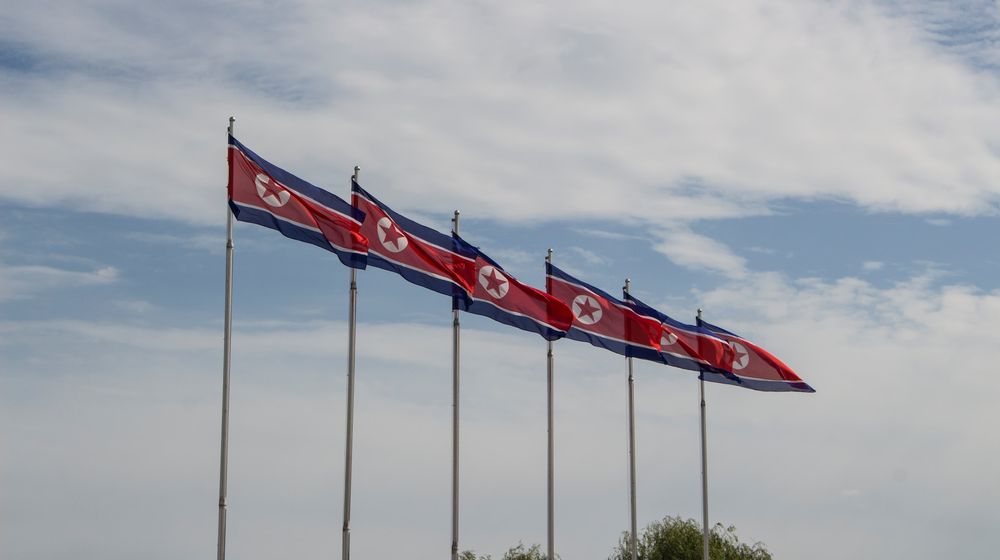 Bendera Korea Utara