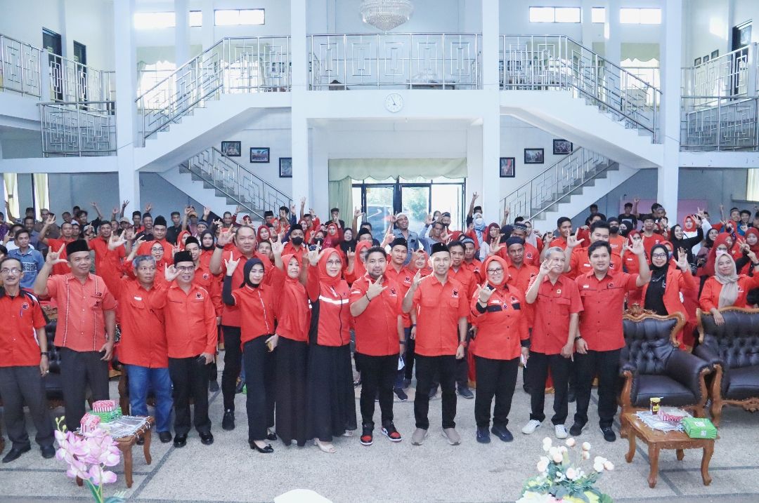 DPC Partai Demokrasi Indonesia Perjuangan mengincar 6 kursi DPRD di Kabupaten Hulu Sungai Selatan (Foto : DPD PDIP Kalsel)