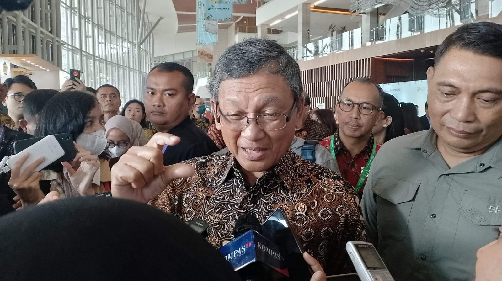 Menteri ESDM Arifin Tasrif di ICE BSD