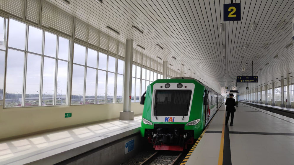 Naik Kereta Kalayang Gratis, dari Stasiun Bandara ke BNI City Cukup Rp 50 ribu