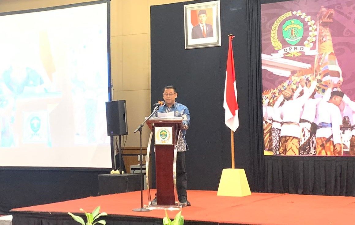 Wakil Ketua DPRD Provinsi Kaltim, Sigit Wibowo dalam Uji Publik Rancangan Peraturan Daerah (Raperda) Pembinaan, Perlindungan Bahasa dan Sastra daerah di Kalimantan Timur, Rabu, 12 Juli 2023