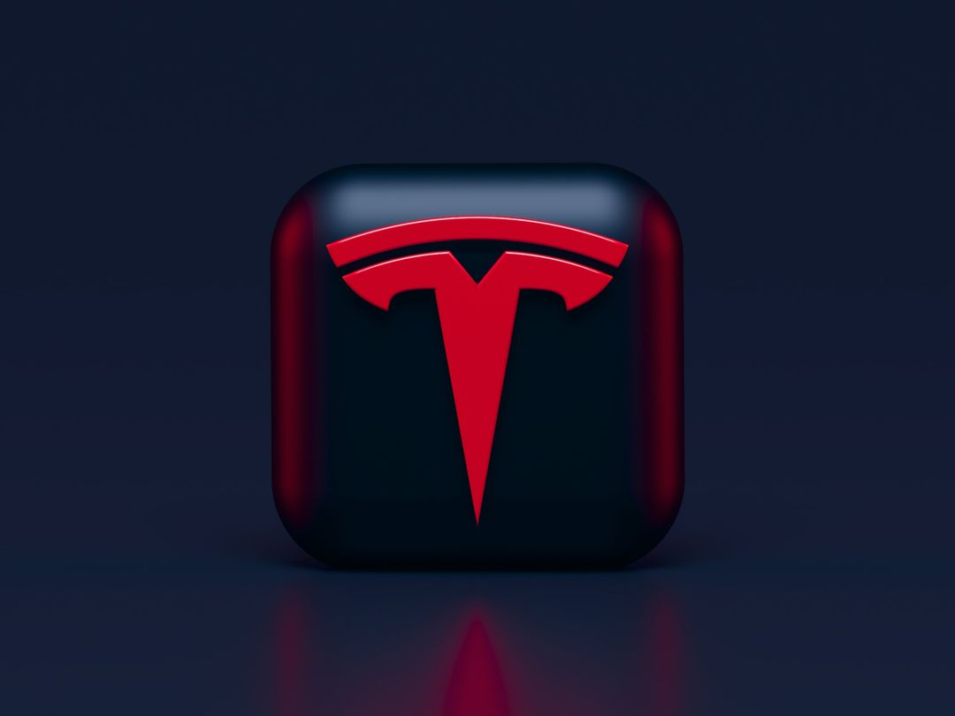 Ilustrasi logo Tesla