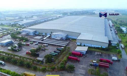 Fasilitas pergudangan dan logistik PT MMLP.