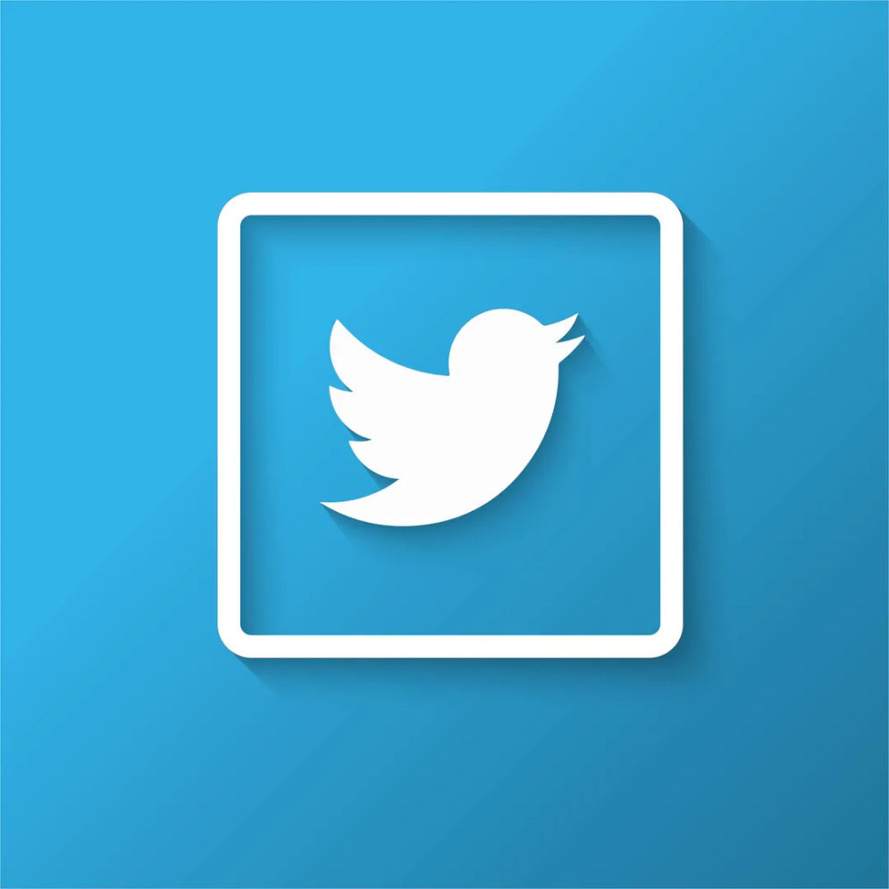 Ilustrasi logo Twiter