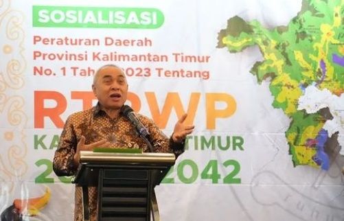 Gubernur Isran Noor: Perda RTRWP Rujukan Bersama Mengawal Pembangunan Kaltim (Foto: Adpim Kaltim)