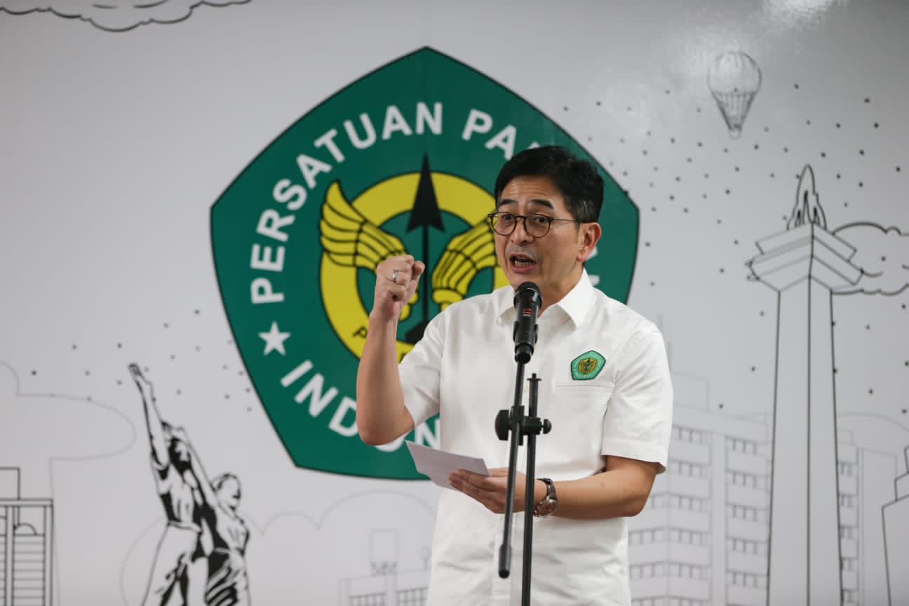 Ketua Umum PB. Perpani, Arsjad Rasjid, di acara HUT ke-70 PB. PERPANI, yang digelar di GBK Arena, Jakarta Pusat, Rabu (12/7/2023) lalu.