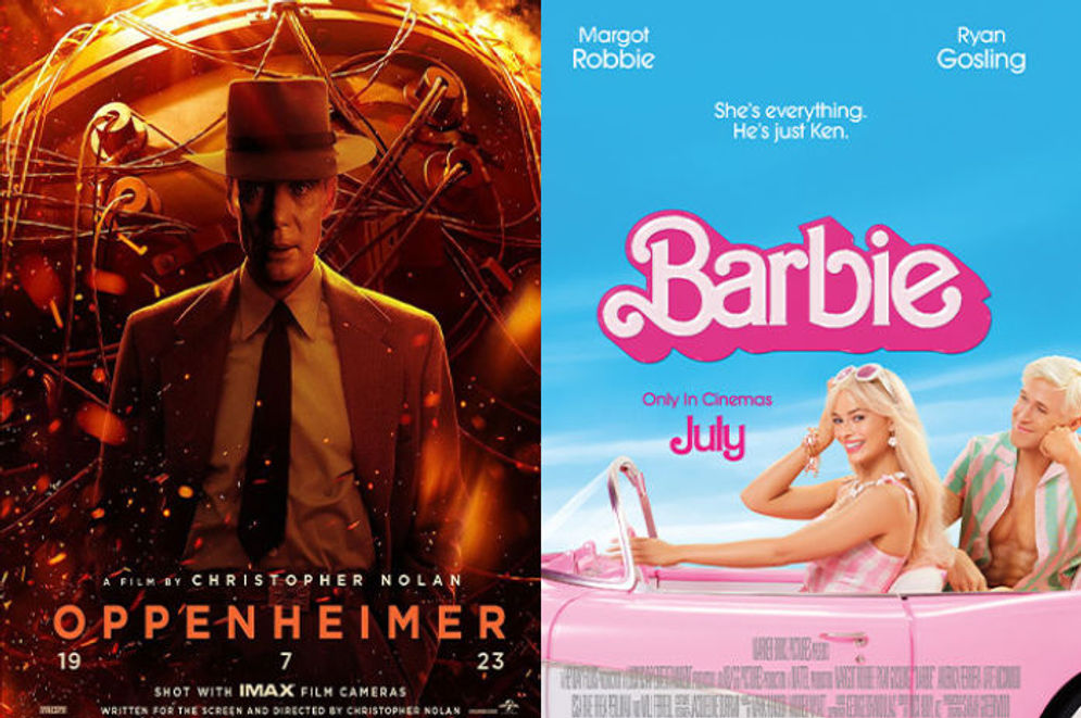 Kedua film ini juga memiliki tone warna yang sangat berbeda, di mana Oppenheimer tampak lebih muram sedangkan Barbie terlihat lebih cerah dengan berbagai warna yang vibrant