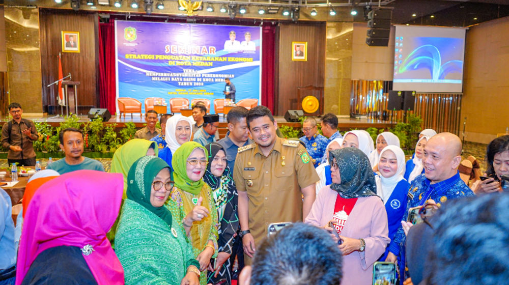 Bobby Nasution dalam Seminar Strategi Penguatan Ketahanan Ekonomi 