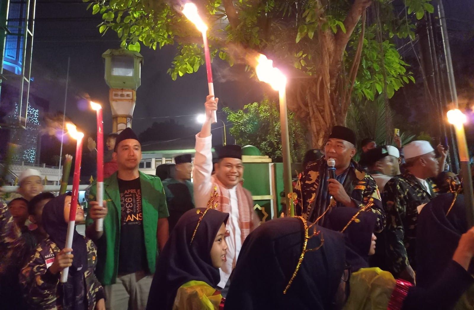 Sambut Tahun Baru Islam, Ribuan Masyarakat Balikpapan Ikuti Pawai Obor