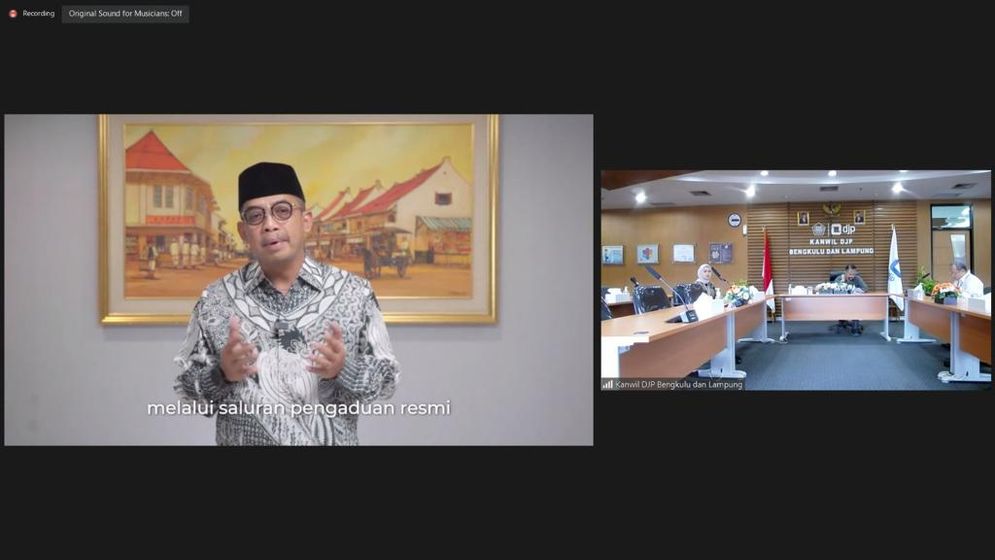 Direktorat Jenderal Pajak Bengkulu Lampung bersama Institut Informatika dan Bisnis (IIB) Darmajaya menggelar Bimbingan Teknis (Bimtek) Inklusi Perpajakan