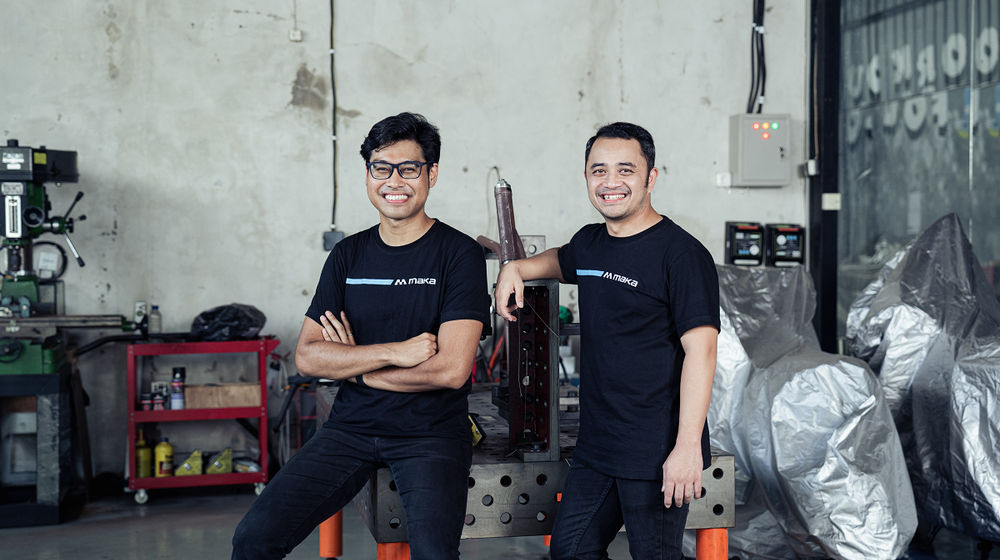 MAKA Motors Founder & Chief Executive Officer Raditya Wibowo (Kiri) dan Co-Founder & Chief Technology Officer Arief Fadillah (Kanan)
