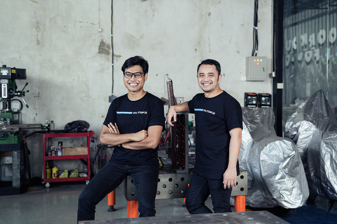 MAKA Motors Founder & Chief Executive Officer Raditya Wibowo (Kiri) dan Co-Founder & Chief Technology Officer Arief Fadillah (Kanan)