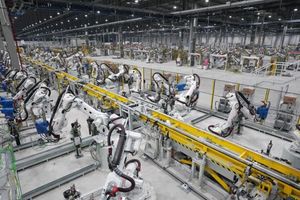 Pabrik Vinfast yang ter-otomatisasi