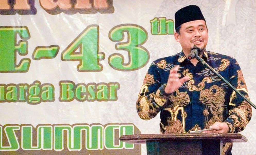 Wali Kota Medan Bobby Nasution menghadiri syukuran ulang tahun ke-43 Pujakesuma dan peringatan 1 Muharam 1445 Hijriah 
