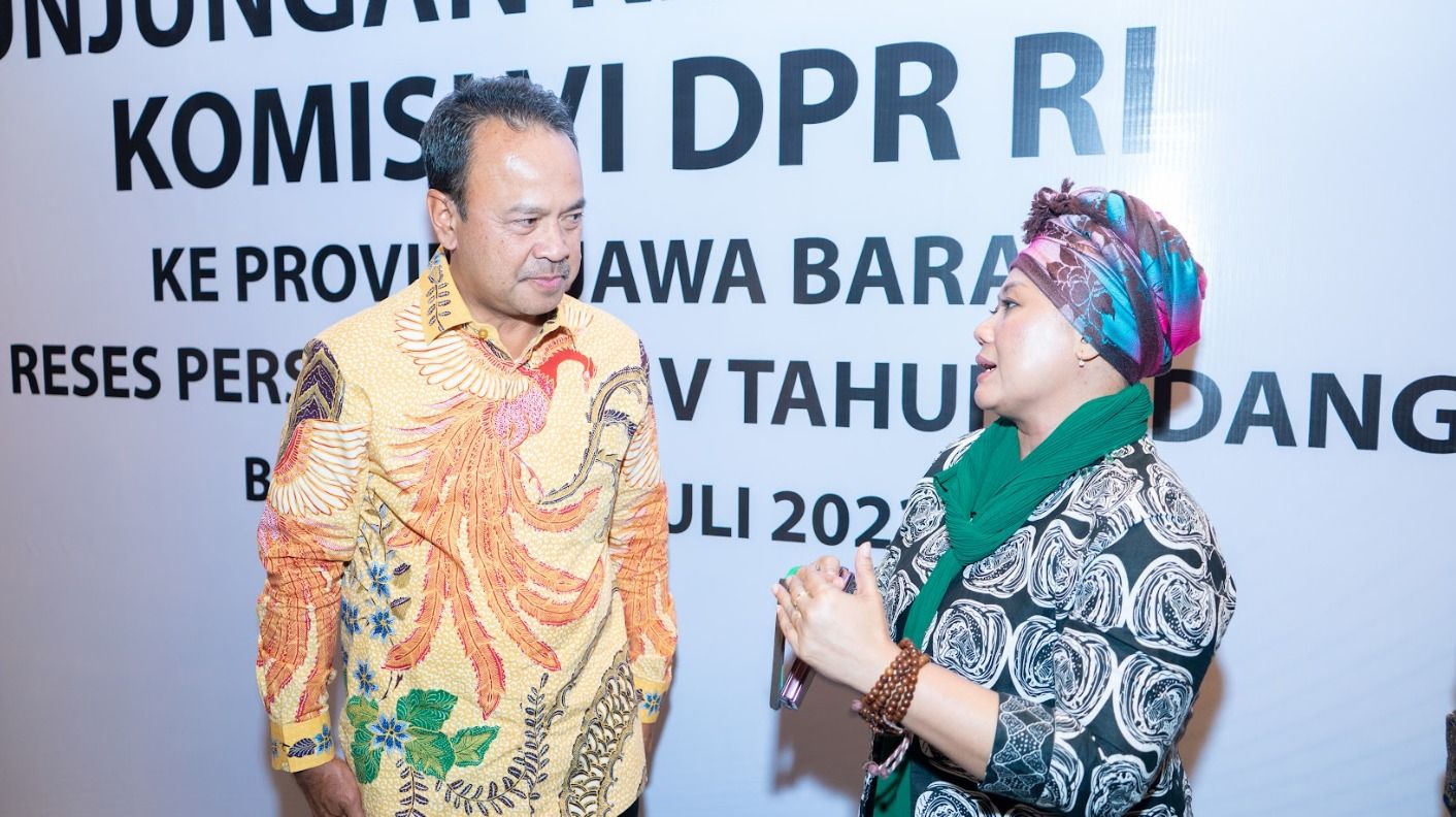 Direktur Utama PLN NP, Ruly Firmansyah bertemu dengan Luluk Nur Hamidah, mewakili Komisi VI DPR.
